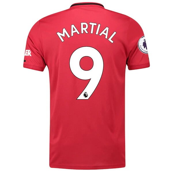 Camiseta Manchester United NO.9 Martial 1ª 2019-2020 Rojo